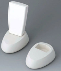 Base, ABS, (L) 75 mm, gray white, A9166037