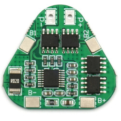 Ładowarka do akum. Li-Ion 18650 moduł ładowania BMS 3S 12V 8A trójkąt