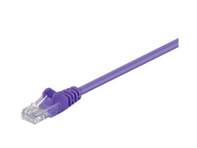 Kabel Patchcord Cat 5e U/UTP RJ45/RJ45 1m fioletowy