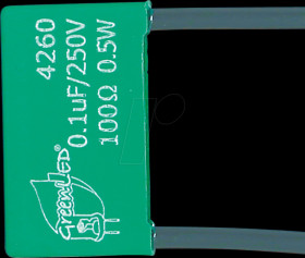 4260 RC suppressor, capacitor 250V/0.1 µF with resistor 100 Ohm