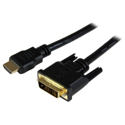 Kabel HDMI 1.5m A: HDMI B: Pojedyncze połączenie DVI-D A: Męskie B: Męskie High Speed