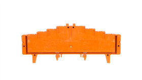 Złączka Potencjałowa 4-Piętrowa Pomarańczowa Bez Zatrzasków 727-226 /50Szt./