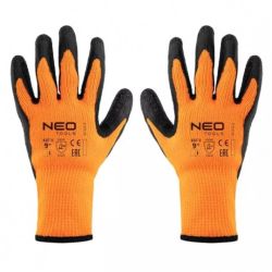 Rękawice robocze zimowe, ochronne odblaskowe rozmiar 9 pomarańczowe 97-612-9 NEO