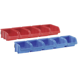 H&#xFC;nersdorff 682100 Storage Bin 2L 102x74x216mm Red Single Unit