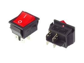 Przełącznik MK-521 KCD2-201N 12V DC podświetlany ON-OFF