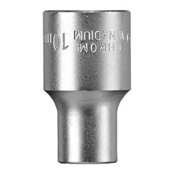 kwb 372310 Bit 10mm 1/2&quot; CV-steel matt chrome rounded corners