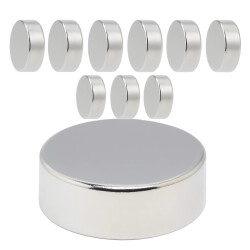 Magnes 3x1mm walcowy N38 - magnes neodymowy - 10szt