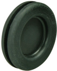 Grommet, cable Ø 18.5 mm, PCR, black, 02580013010