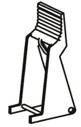 Adapter montażowy przekaźnika do użycia z: Przekaźniki PCB serii CR-P ABB