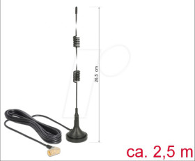89614 LTE Antenna SMA plug, omnidirectional