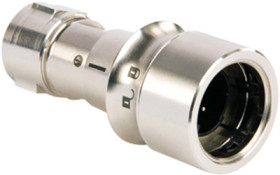 Plug, 8 pole, crimp connection, push pull, straight, PXM6010/08P/CR/0709