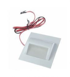 Oprawa schodowa 9 LED ciepła - biała