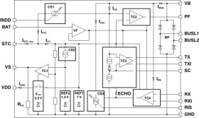 Single-chip Meter-bus Transceiver