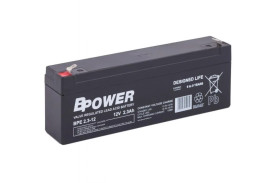 Akumulator VRLA AGM 12V 2,3Ah (żywotność 6-9lat) BPE2,3-12T1