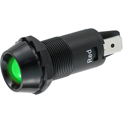 TRU COMPONENTS 1587949 LED indicator light Green 12 V DC 700 mcd Panel Indicator