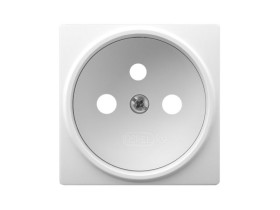 ARIA Pokrywa gniazda pojedynczego z uziemieniem biały PGP-1UZ/00 OSPEL