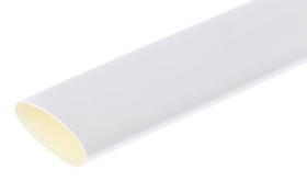 Rurka termokurczliwa średnica przed 19mm Biały średnica po skurczeniu 6mm RS PRO 3:1 dł. 1.2m