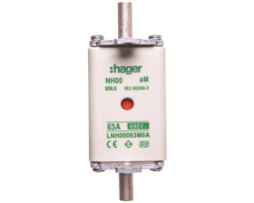 Wkładka bezpiecznikowa silnikowa NH00 aM 690V 63A LNH00063M6A