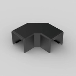 Pokrywa kątowa LHD 20x20 8623 FB czarna