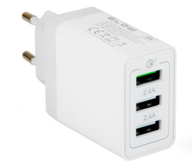 Ładowarka sieciowa 3xUSB QC3.0 30W