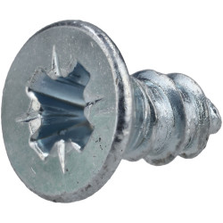 R-TECH 337115 Pozi Countersunk Self-Tapping Screws No.4 1/4in 6.5mm - Pk100