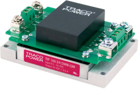 DC converter, 33-75 VDC, 170 W, 1 output, 5 VDC, 91 % efficiency, TEP 160-4811-CMF