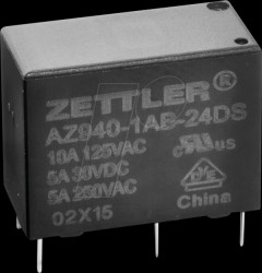 AZ940-1AB-24DS Miniatur-Power-Relay, 24 V DC, 10 A, 1 NO