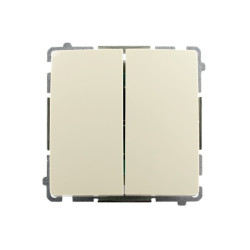 Łącznik podwójny beżowy BMW5.01/12 Kontakt-Simon Basic