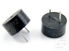 Buzzer z generatorem HCM1012 RoHS elektromagnetyczny 8-15V 30mA 80dB