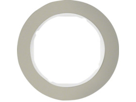 BERKER R.classic Ramka 1 pojedyncza stal szlachetna/biały 10112014 HAGER