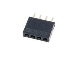 Gniazdo 1x4 gold pin (10szt)