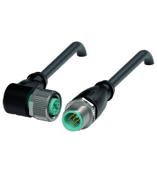 Pepperl+Fuchs 240776-100026 Złącze konfekcjonowane czujnika/aktuatora 1 m Ilość pinów: 5, 5 1 szt.