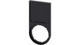 Ramka Do Etykiet Zatrzaskiwanych 27X27mm Czarna Zaokrąglona Otwór 22Mm Sirius...