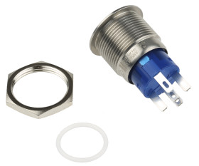 Nasadka przełącznika Chwilowy SPDT średnica wycięcia 19.2mm, montaż panelowy RS PRO