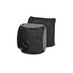 Puszka elektroinstalacyjna ścienna Poliwęglan 93 x 93 x 62mm Czarny IP66, IP67 HENSEL