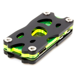 Nucleus Zero Raspberry Pi Zero Case - Black & Lazer Lime
