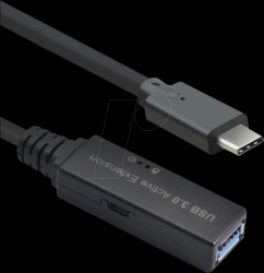 12041065 Active USB 3.0 cable, C plug > A socket, 5 m