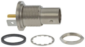 Złącze koncentryczne Montaż na panelu Żeński 75Ω typ złącza Złącze BNC Lutowane