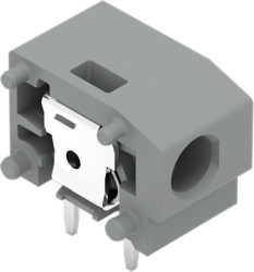 PCB terminal, 1 pole, pitch 7.5 mm, AWG 20-14, 24 A, push-in, dark gray, 235-752