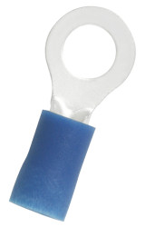 Zacisk oczkowy rozmiar przewodu 2.5mm² Ø 5.3mm izolowany średnica wew 5.3mm Niebieski RS PRO