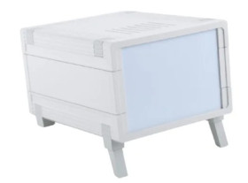 ABS enclosure kit, (L x W x H) 157.5 x 198.9 x 108.7 mm, light gray (RAL 7035), IP40, 55320018.MT1