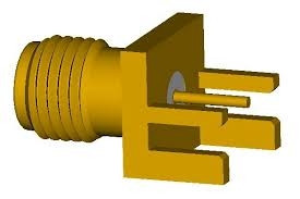 Gniazdo SMA krawędziowe do druku