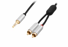 Przyłącze Jack 3.5 stereo - 2xRCA 2.5m