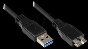 2710-MB005 USB 3.0 male A > male micro-B, 0,5m