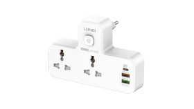 Listwa Zasilająca Ldnio Sc2311 Z 2 Gniazdami Ac, 2Usb, Usb-C, 2500W Z Lampką...