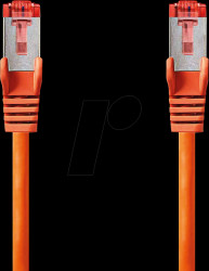 CCGL85221OG05 Patch cable, Cat.6, S/FTP, 0.5 m, orange