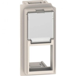 LIVING NOW plakietka gniazda RJ keystone 1mod. piaskowy beż KM07K