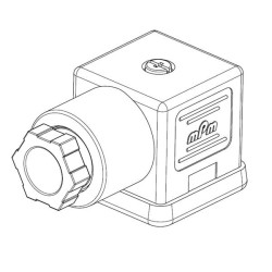 Złącze zaworowe DIN 43650 2P+E 24 V Żeński LED: Nie Brad from Molex
