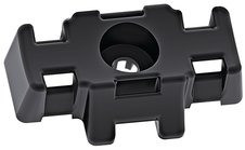 Heavy duty mount, PA, black, (L x W x H) 70 x 46 x 18.6 mm, 151-01040
