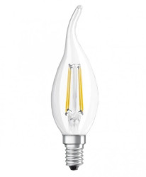 Żarówka LED E14 BA35 3,4W = 40W 470lm 2700K Ciepła 300 CRI90 Filament OSRAM SUPERSTAR+ Ściemnialna
